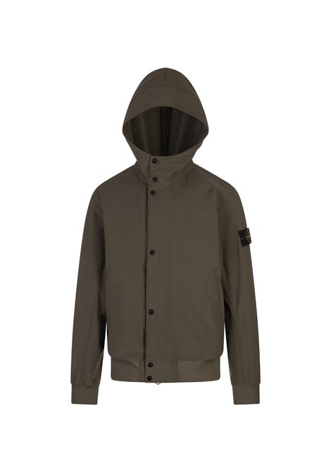 Giacca Con Cappuccio Blu In LIGHT SOFT SHELL-R_e.dye® TECHNOLOGY, RECYCLED POLYESTERGiacca Con Cappuccio Verde Militare In LIGHT SOFT SHELL-R_e.dye® TECHNOLOGY, RECYCLED POLYESTER STONE ISLAND | K1S154100090-S0A22V0054